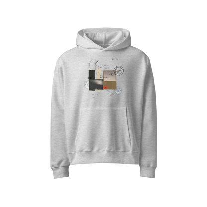 i don't belong here - hoodie (grey)