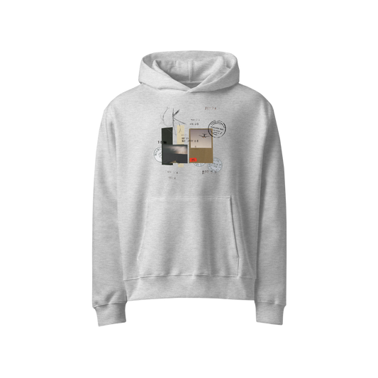 i don't belong here - hoodie (grey)